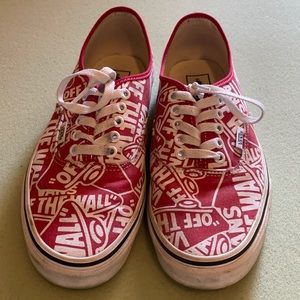 Vans all over print logo